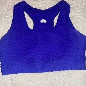 Booty by brabants blue violet croco skin bra